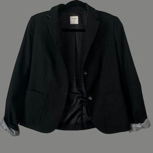 Gap "The Academy" Blazer Striped Sleeve Lining Sz 6